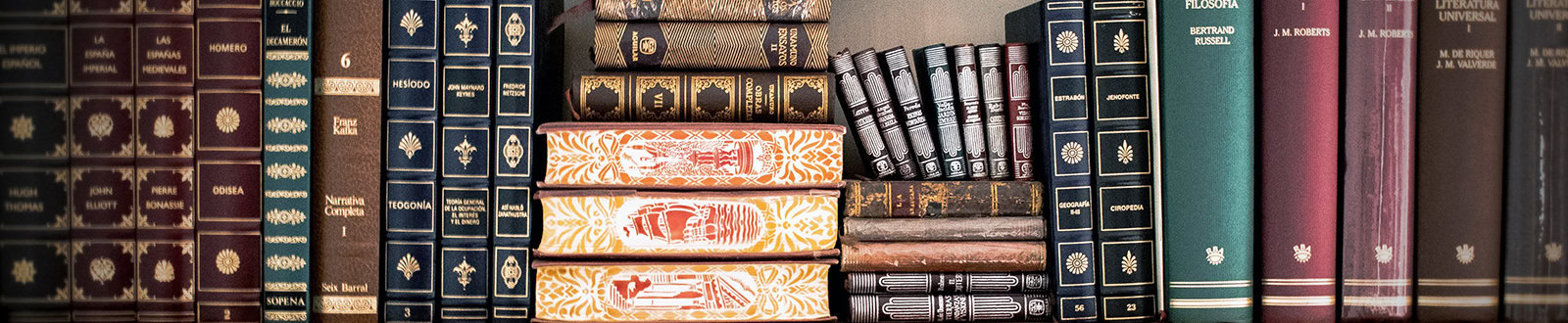 books on a shelf