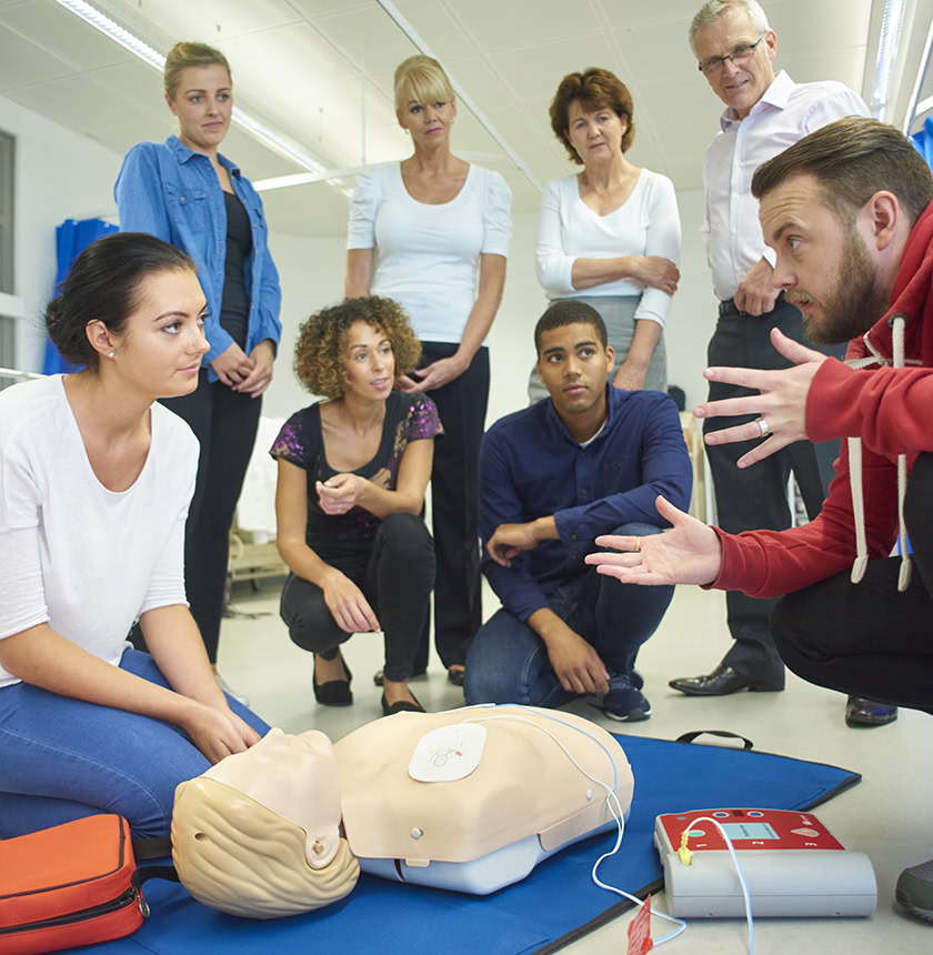 first aid training class