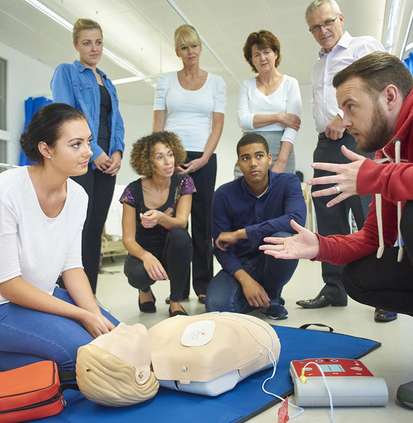 first aid training class